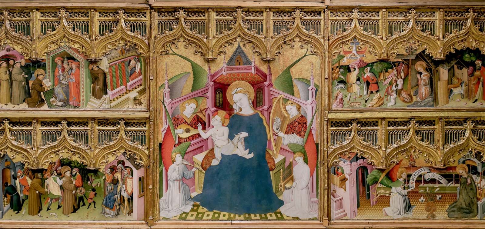 Una obra, un artista: <em>Retablo de la vida de la Virgen y de San Francisco</em>