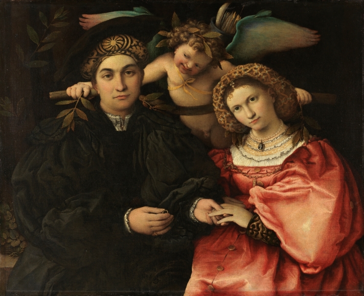Micer Marsilio Cassotti y su esposa Faustina