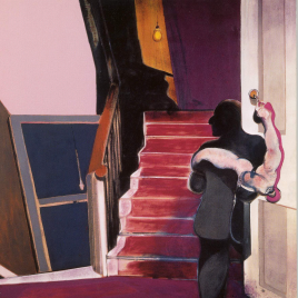 Invitación para la inauguración de la exposición "Francis Bacon"