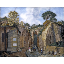 La gruta de Posillipo en Nápoles