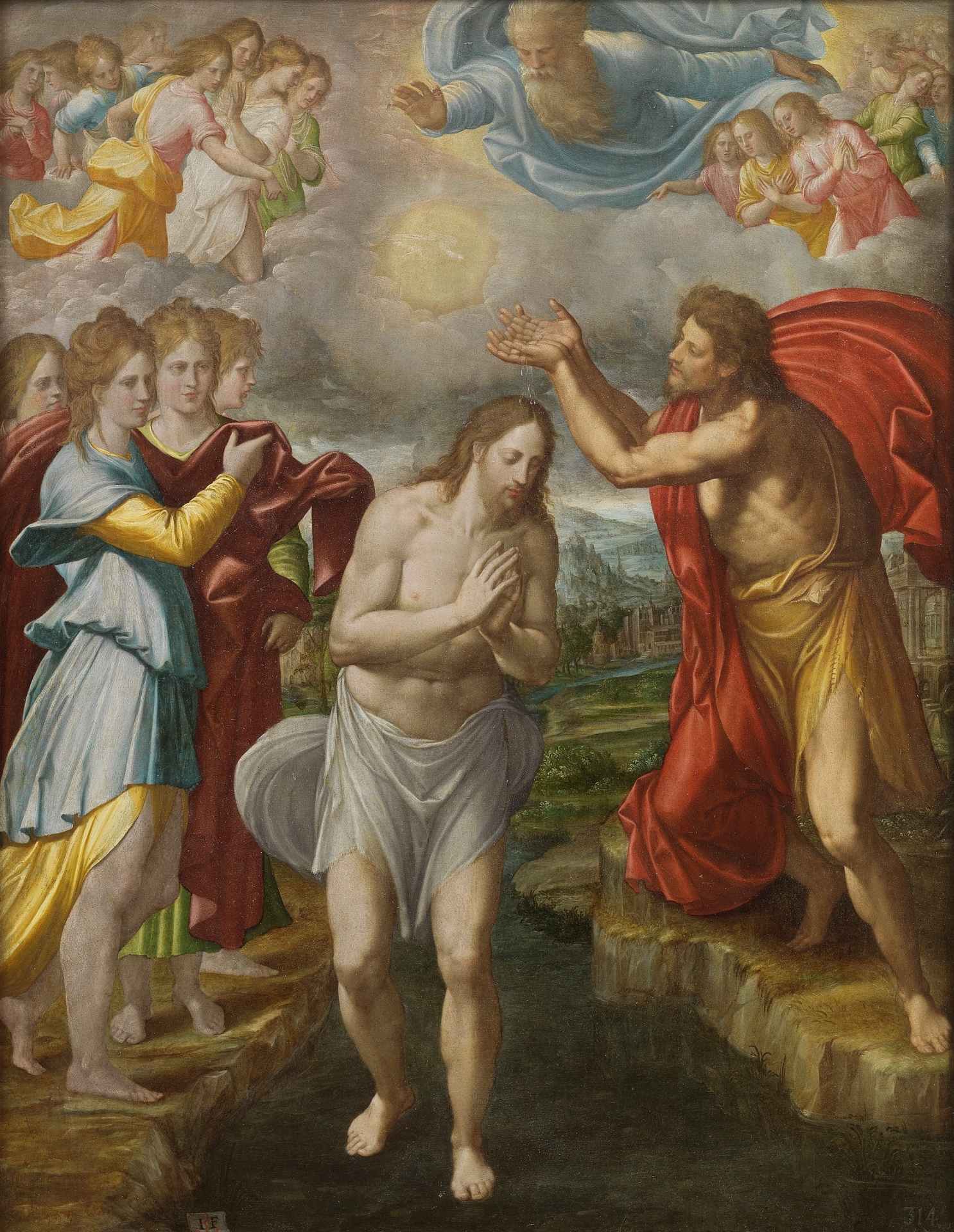 Resultado de imagen de el bautismo del seÃ±or y la pintura