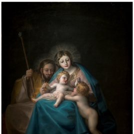 La Sagrada Familia con san Juan Bautista niño