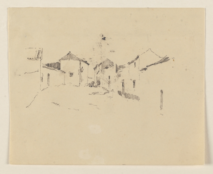 Imagen de la obra: "Una calle de Alcalá de Guadaíra, Sevilla"