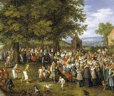 Banquete de bodas Presidido por los Archiduques