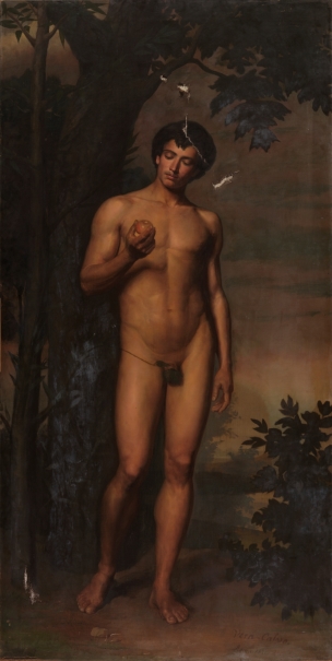 Imagen de la obra: "Adán antes de comer el fruto"