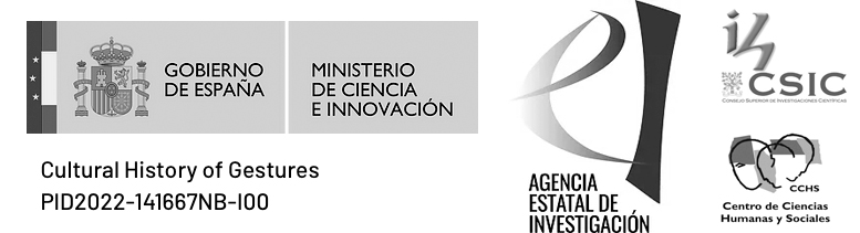 Con la colaboración del proyecto de I D i <em>Historia cultural de los gestos</em> financiado por el Ministerio de Ciencia, Innovación y Universidades (PID2022-141667NB-100)