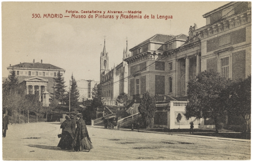 Imagen de la obra: "Museo del Prado, vista de la fachada norte o de Goya"