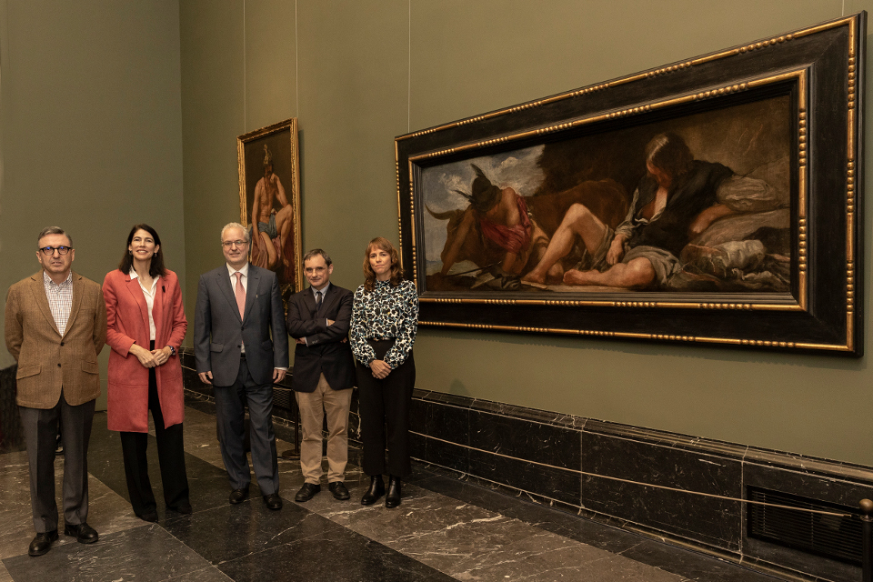El Museo Nacional del Prado recupera el formato original de Mercurio y Argos de Velázquez