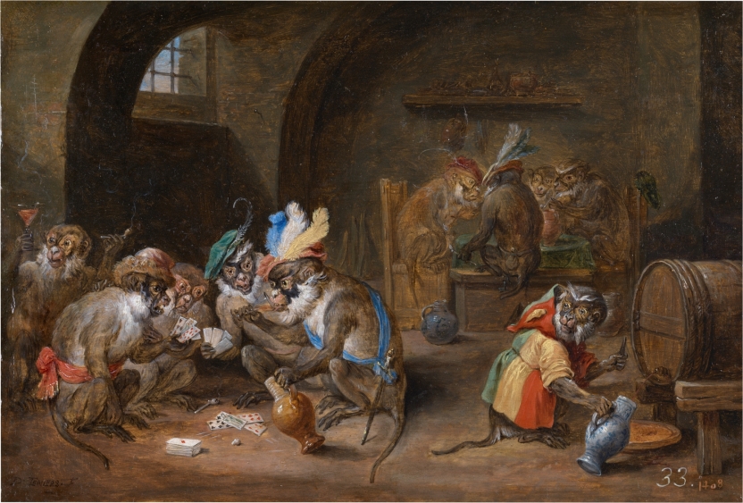 Archivo:Teniers-monos en la escuela-prado.jpg - Wikipedia, la enciclopedia  libre