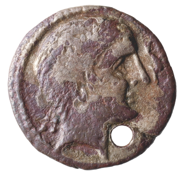 Imagen de la obra: "Cabeza viril (Hércules) / Toro"
