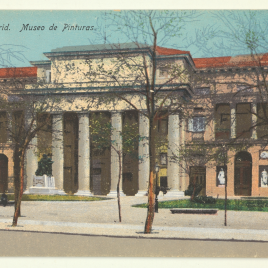 Museo del Prado, vista de la fachada oeste o de Velázquez