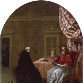 Urban II Deliberates with Saint Bruno