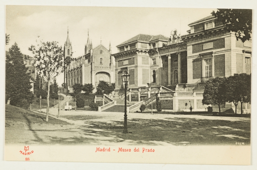 Imagen de la obra: "Museo del Prado, vista de la fachada norte o de Goya"