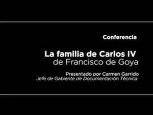 Conferencia: La familia de Carlos IV, de Goya
