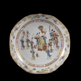 Sopera de porcelana china. Compañía Holandesa de las Indias Orientales -  Colección - Museo Nacional del Prado