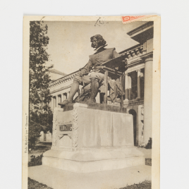 Museo del Prado, vista de la estatua Velázquez