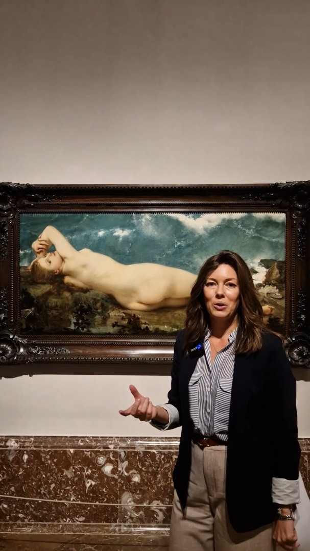 Weekly sessions in English: "The Pearl and the Wave", by Paul Baudry (1872)