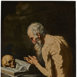 San Onofre en meditación
