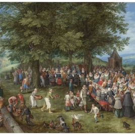 Banquete de bodas presidido por los Archiduques