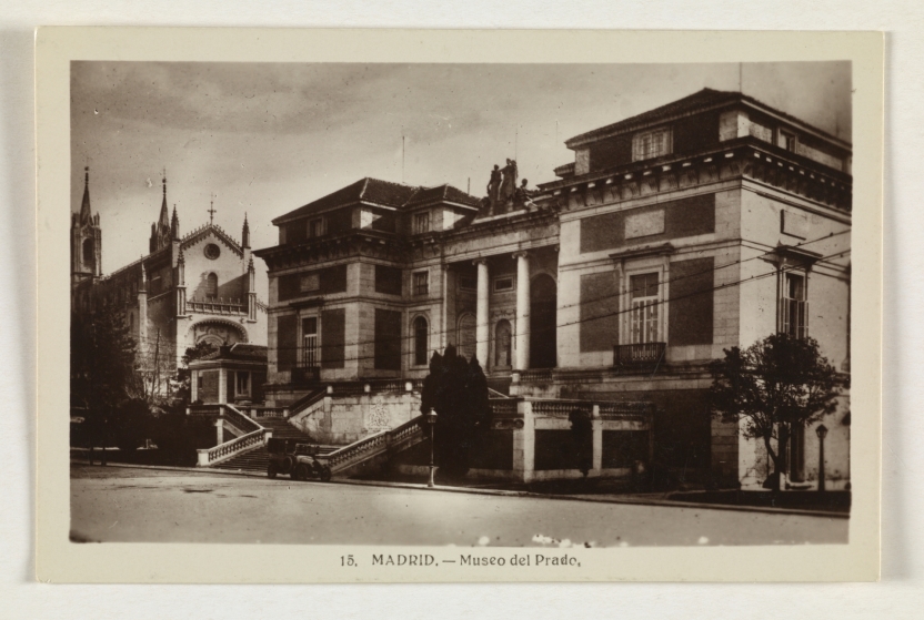 Imagen de la obra: "Museo del Prado, vista de la fachada norte o de Goya"