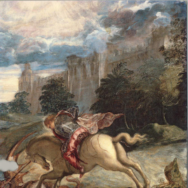 Invitación para una visita para profesionales de la exposición "Tintoretto"