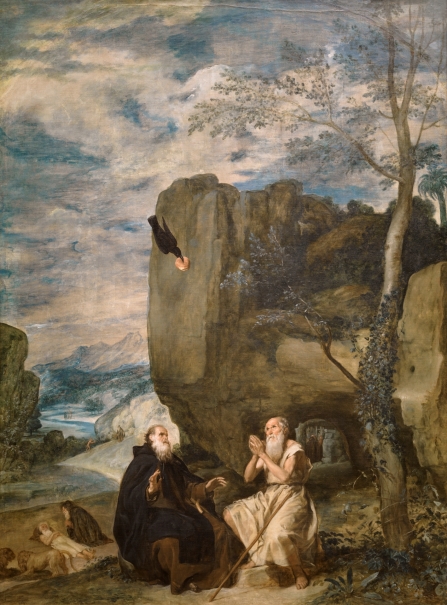 San Antonio Abad y san Pablo, primer ermitaño