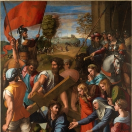 Christ falls on the Way to Calvary
