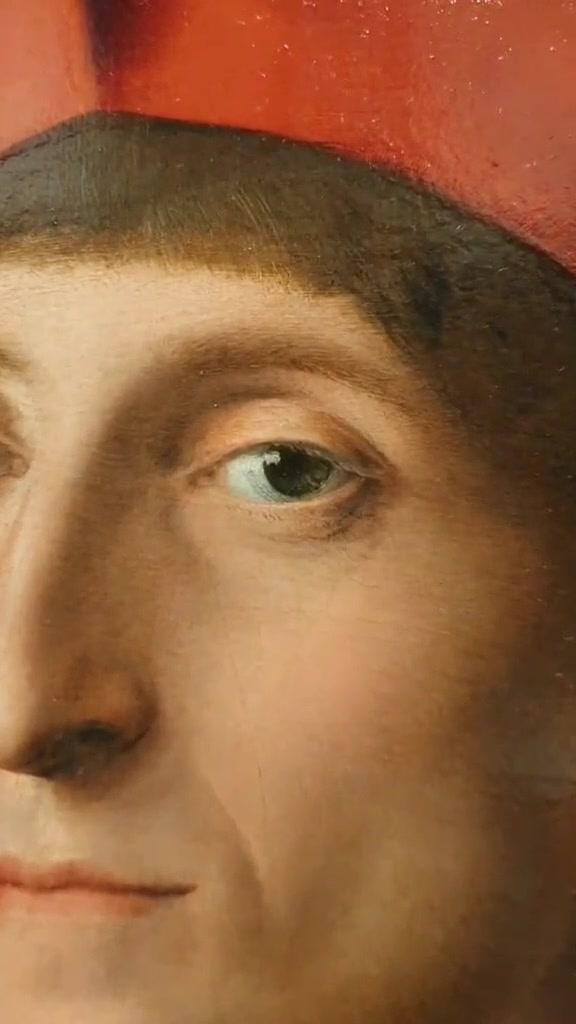 La pincelada de Rafael en "El Cardenal" (h. 1510)