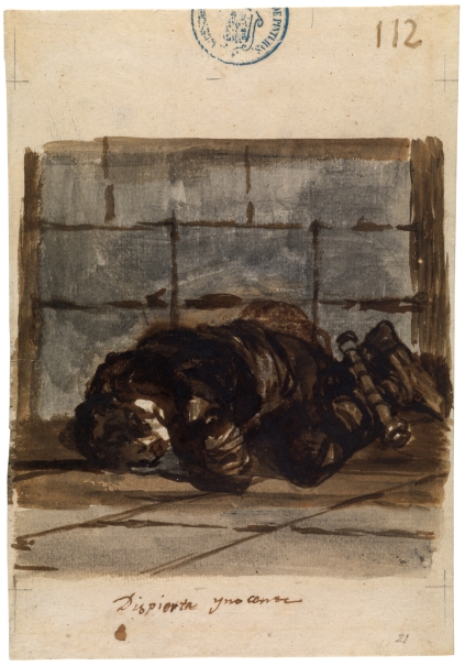 Imagen de la obra: "Dispierta ynocente"