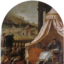 La visión de san Hugo, obispo de Grenoble