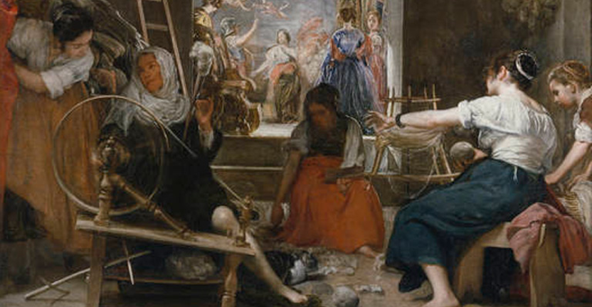 <em>Las hilanderas o la fábula de Aracne</em>, Diego Rodríguez de Silva y Velázquez, comentada por Fernando Zóbel