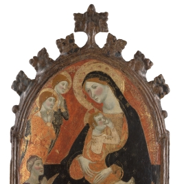 Virgen de la Humildad con donante