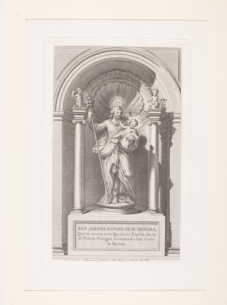 Imagen de la obra: "Imagen de San José de la iglesia del Espíritu Santo de Madrid"