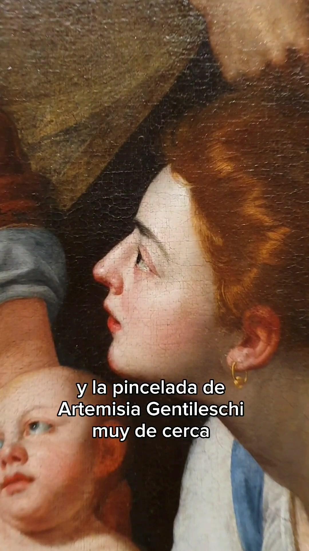 La pincelada de Artemisia Gentileschi en el "Nacimiento de san Juan Bautista" (h. 1635)
