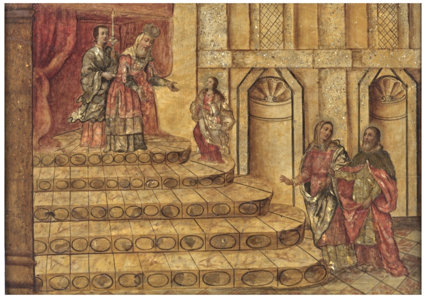 Imagen de la obra: "La Presentación de la Virgen en el Templo"
