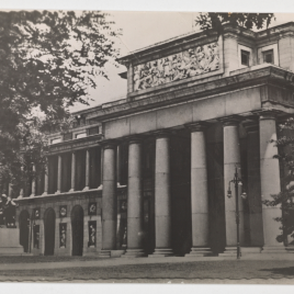 Museo del Prado, vista de la fachada oeste o de Velázquez
