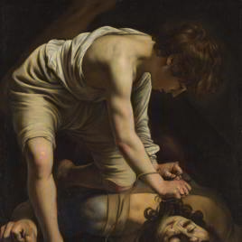 David vencedor de Goliat. Caravaggio