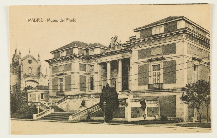 Imagen de la obra: "Museo del Prado, vista de la fachada norte o de Goya"