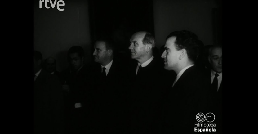 El secretario de estado de EEUU, Dean Rusk, visita el Museo del Prado