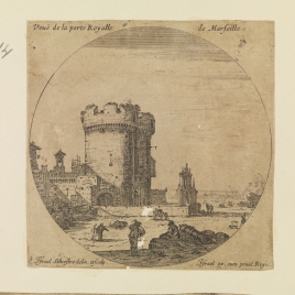 Vista de la Puerta Real de Marsella