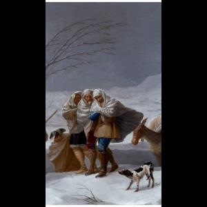 Estudio técnico de "La Nevada o el Invierno", de Goya (1786)