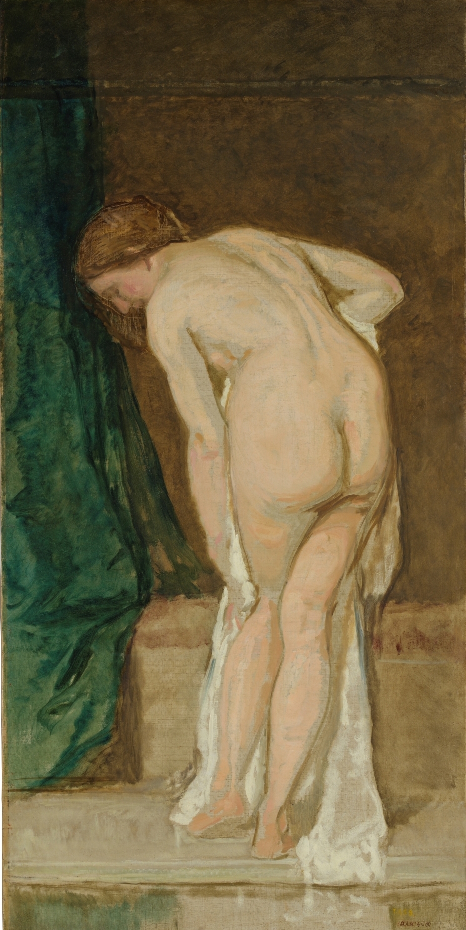 Mujer al salir del baño [Rosales]