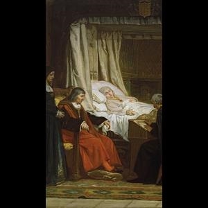 "Doña Isabel la Católica dictando su testamento", de Eduardo Rosales