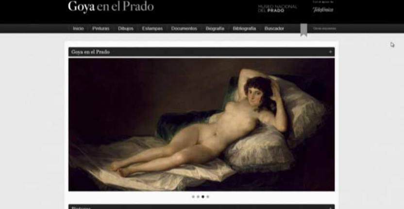 La web del Prado acerca Goya a cualquier parte del Mundo