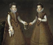 Las infantas Isabel Clara Eugenia y Catalina Micaela