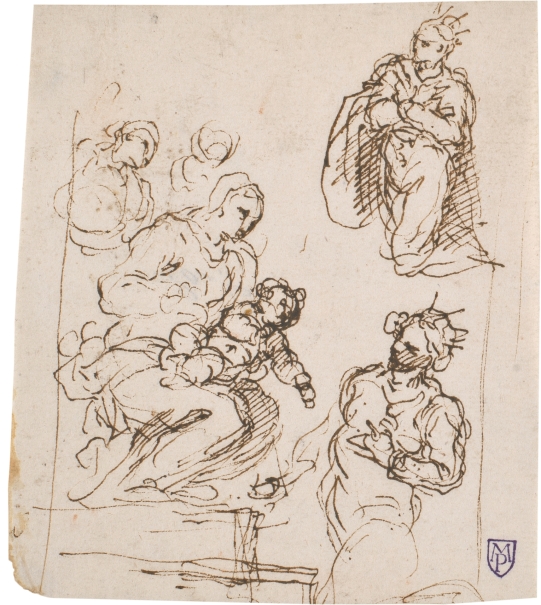 Virgen con el Niño y Santa Catalina Colección Museo Nacional del Prado