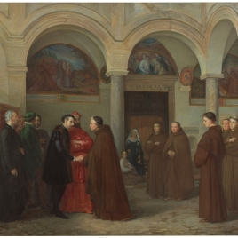 Torcuato Tasso se retira al convento de San Onofre en el Janículo