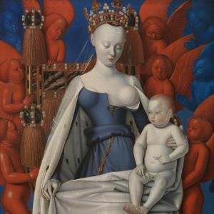 El Museo del Prado exhibe por primera vez en España La Virgen con el Niño y ángeles de Jean Fouquet