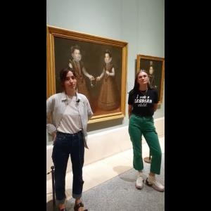 “Las infantas Isabel Clara Eugenia y Catalina Micaela”, de Sánchez Coello, y “Doña Juana de Austria”, de Antonio Moro