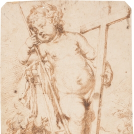 El Niño Jesús con los instrumentos de la Pasión
